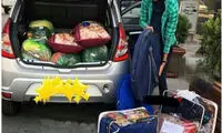 کمک رسانی کیمیا علیزاده به زلزله زدگان