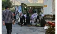 تصویری خبرساز از بازار میوه و تره‌بار قیطریه