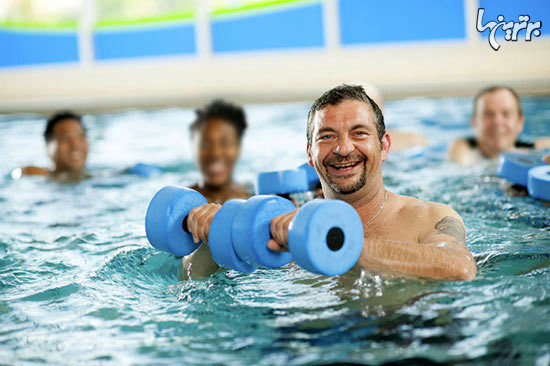 فواید ورزش کردن در آب