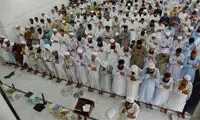 برگزاری نماز برای ملاعمر +عکس
