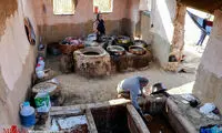 تولید سنتی شیره انگور در بهارستان سبزوار