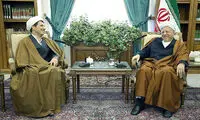 بازيگر معماى شاه در ديدار با مرحوم هاشمى رفسنجاني