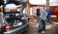 پنچری خودروی هافبک پرسپولیس در محل تمرین