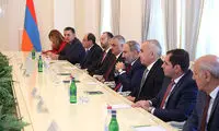 دیدار‌هایِ دیشبِ روحانی در ارمنستان
