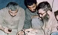 تصویری از رهبر انقلاب و سردار سپاهی که ربوده شد