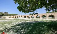 تبر خشکسالی بر تن پل چوبی