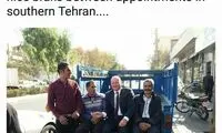 سفیر آلمان، سوار بر نیسان آبی
