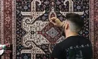 نقاشی استادانه قالی های ایرانی به دست هنرمند میامی