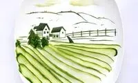 چالش خلاقیت هنرمند موادغذایی