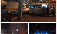 مهار آتش‌سوزی مرگبار ساختمان ۹ طبقه در کرمانشاه