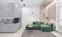 دکوراسیونِ 3  آپارتمانِ شیک و یک خوابه