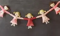 ریسه عروسک نمدی مخصوص اتاق کودک