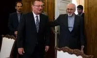 عکس: دیدار ظریف با دیپلمات‌ ارشد‌ امریکایی