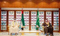 تصاویر؛ دیدار ولیعهد ابوظبی با محمدبن سلمان