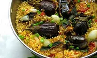 بادمجان پلو؛ دو نوعِ قزوینی و شیرازی