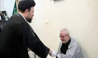 دیدار یادگار امام با مداح قدیمی اهل بیت(ع)