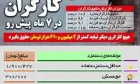 میزان حقوق کارگران در ۷ ماه پیش رو