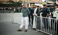 اعدام یک مجرم در ملأعام در ساری +عکس