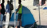 جمع‌آوری کمپ غیرقانونی در جزیره هرمز