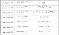 آخرین نرخ‌ها در بازار خودرو