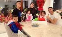 جشن تولد ۳۶سالگی رونالدو در کنار خانواده