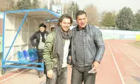 اشپیتم آرفی در تمرین تیم دایی