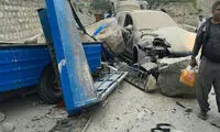 ریزش کوه در جاده هراز؛ 4 نفر مصدوم شدند