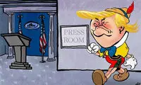 کاریکاتور: پینوکیو در کاخ سفید!