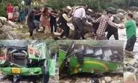 سقوط اتوبوس در هند ۴۴کشته برجای گذاشت