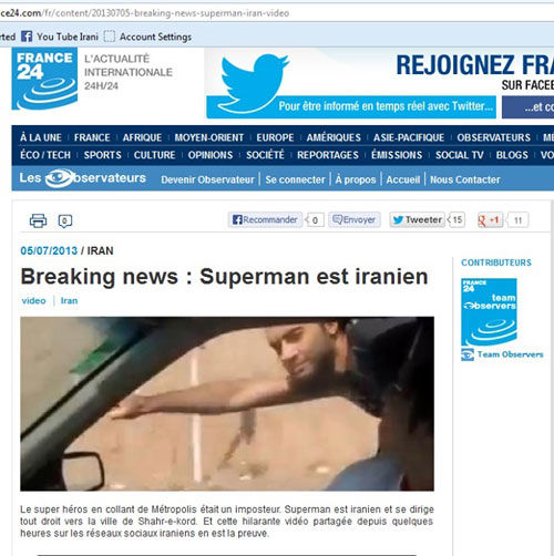 فیلم: سوپرمن واقعی یک ایرانی است!