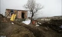 تصاویر: سرما و گل و لای در مناطق زلزله زده