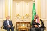 پیغام وزیر دفاع عربستان پس از دیدار با لاریجانی