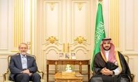 پیغام وزیر دفاع عربستان پس از دیدار با لاریجانی