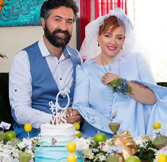 بهاره رهنما و همسرش در سالگرد ازدواجشان