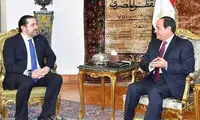 دیدار سعد حریری با رئیس جمهور مصر