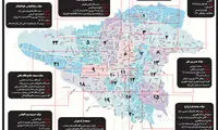 مکان‌های عزاداری در مناطق مختلف تهران
