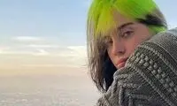 سلفی بیلی آیلیش از رنگ و مدل موی جدیدش