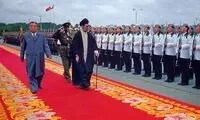 رهبر انقلاب و رهبر سابق کره‌شمالی در پیونگ‌یانگ