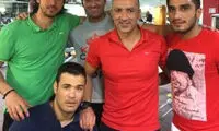 رحمتی در کنار پرسپولیسی ها +عکس
