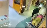 لحظه سکته پزشک مشهدی در حین طبابت