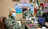تصویری از سرتیپ ساعدی در جلسه فرمانده ارتش
