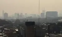 تصویری از وضعیت اسفناک هوای تهران