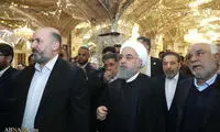 روحانی در حرم حضرت علی (ع)