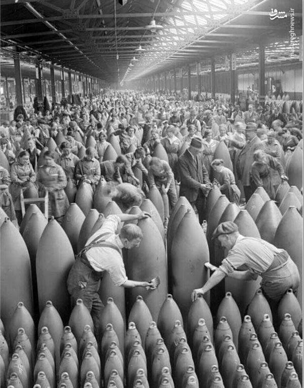 کارخانه بمب سازی انگلیس در سال ۱۹۱۷