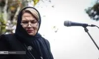 اشک‌های سیمین غانم در تشییع تورج شعبانخانی