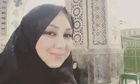 عکس: بهنوش بختیاری چادر سر کرد