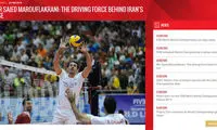 تمجید FIVB از کاپیتان معروف و تیم ملی