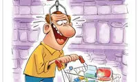کاریکاتور؛ قیمت لبنیات شوخی شوخی گرون شد!