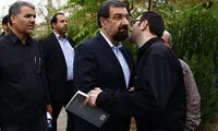 عکس: گریه رضایی در سوگ سردار همدانی