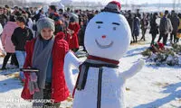 جشنواره آدم برفی در اردبیل